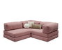 Atelier Del Sofa Sofá-Cama Esquinero Kanyon - Rosa